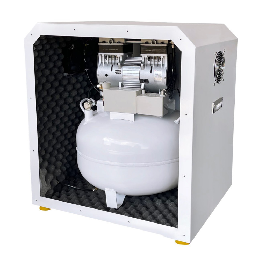 Компресор безмасляний Granum-100 без осушувача+ шумоізоляційна шафа, фото 1