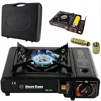 Портативна газова плита з перехідником