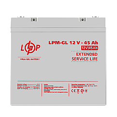 Акумулятор гелевий LPM-GL 12V - 45 Ah