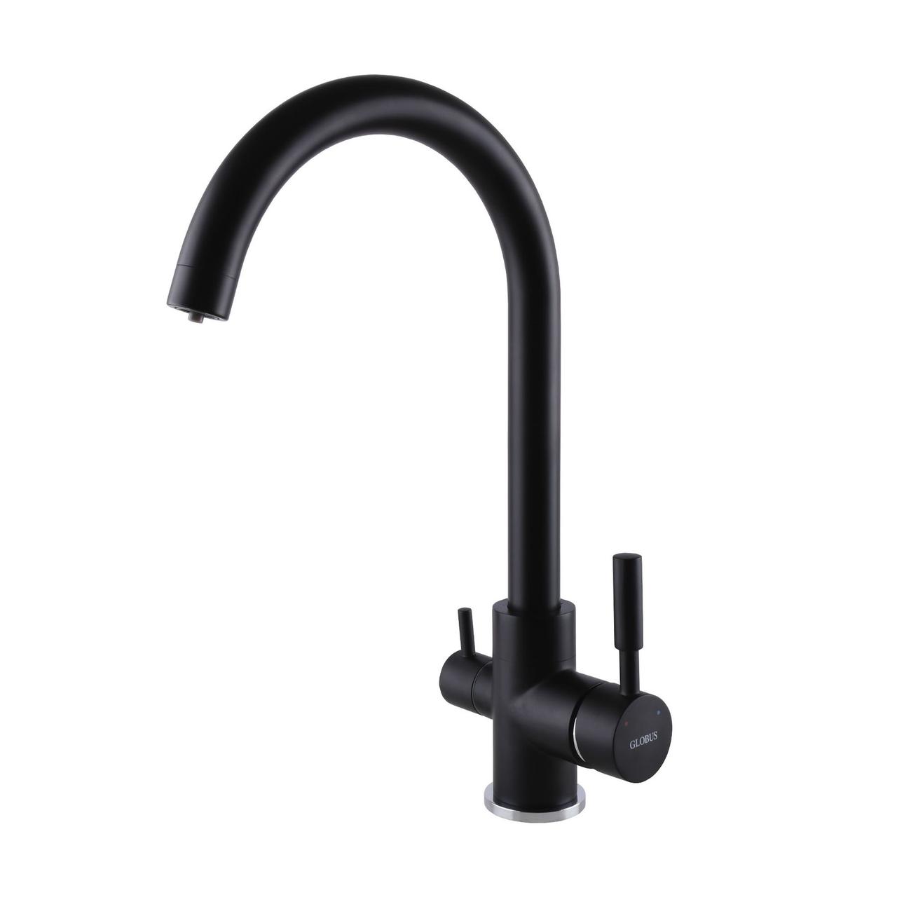 Смеситель для кухни Globus Lux LAZER GLLR-0333-10-BB под осмос, фото 1