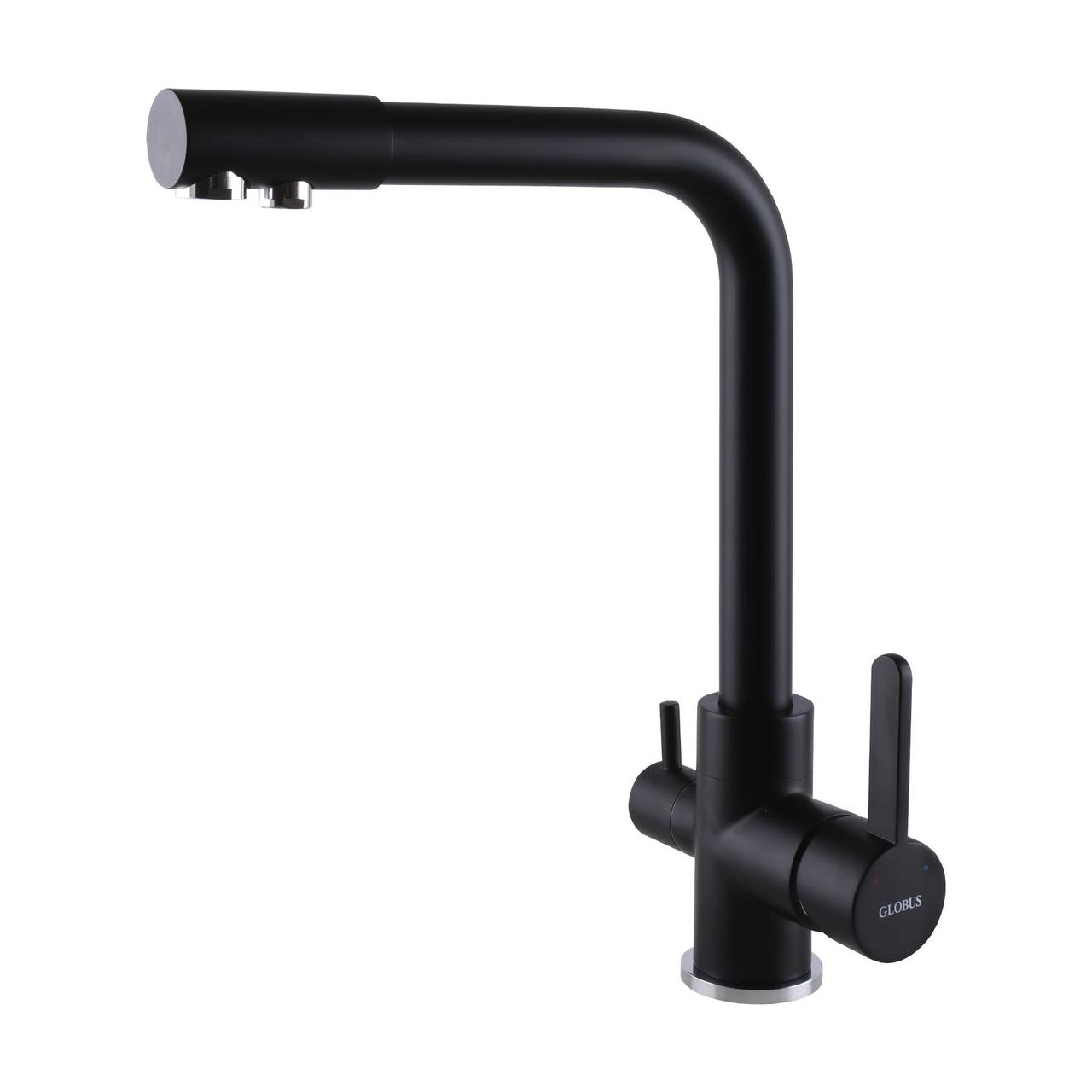 Смеситель для кухни Globus Lux LAZER GLLR-0444-10-BB под осмос, фото 1