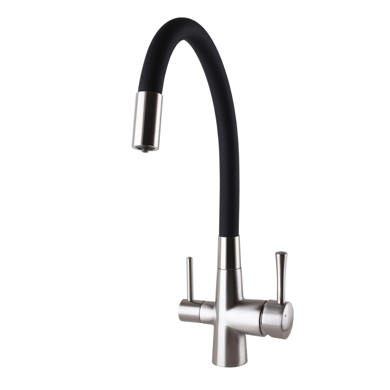 Смеситель для кухни Globus Lux LAZER GLLR-0903-8-STSTEEL под осмос, фото 1