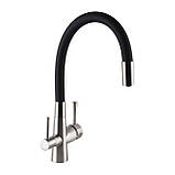 Смеситель для кухни Globus Lux LAZER GLLR-0903-8-STSTEEL под осмос, фото 6