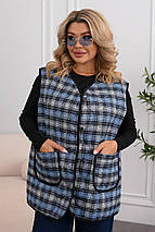 Жилетка фланелева на синтепоні, фото 3