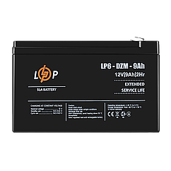Тяговий свинцево-кислотний AGM акумулятор LP 6-DZM-9 Ah