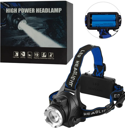 Налобний ліхтарик V9, фото 1