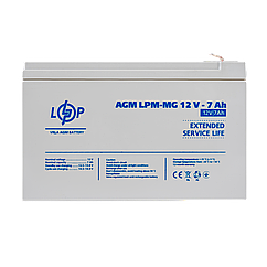 Акумулятор мультигелевий LPM-MG 12V - 7 Ah