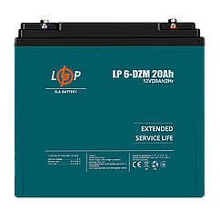Тяговий свинцево-кислотний AGM акумулятор LP 6-DZM-20 Ah