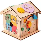 Бізікуб MD 0838 будиночок (розібраний), шестерні, сортер, шестерні, лабіринт, рухливі деталі, фото 5