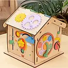 Бізікуб MD 0838 будиночок (розібраний), шестерні, сортер, шестерні, лабіринт, рухливі деталі, фото 6