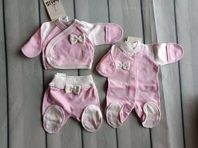 Комплект для маловагової дитини (для недоношених) рожевий