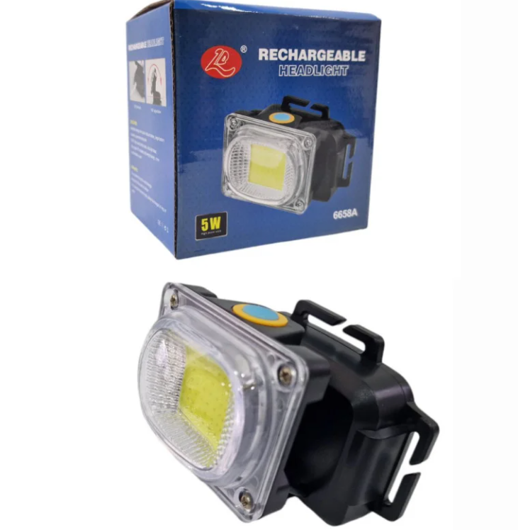 Налобний ліхтар 6658A (з червоним стробоскопом)