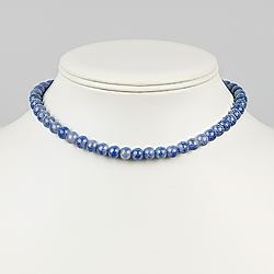 Содаліт гранований Ø3,4 намисто, 0619ОС