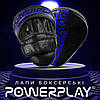 Лапи боксерські PowerPlay 3041 Challanger Чорно-Сині PU [пара], фото 2