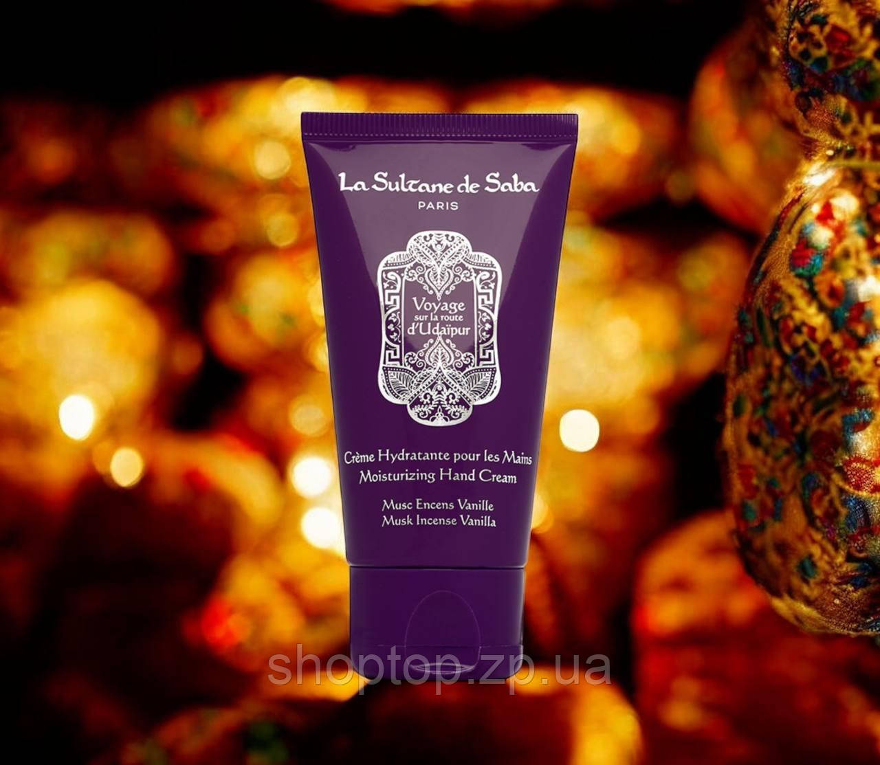 Крем для рук La Sultane de Saba Moisturizing Hand Cream Udaipur Musk Incense Vanilla 50 ml, фото 1