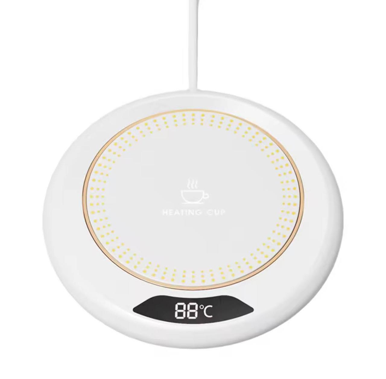 Підігрівач білого кольору 308м (55-75 °C) для розігрівання гелю та інших матеріалів (чашка: чай, кава) на USB, 20 Вт, фото 1