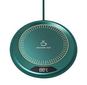 Підігрівач зеленого кольору 308м (55-75 °C) для розігрівання гелю та інших матеріалів (чашка: чай, кава) на USB, 20 Вт