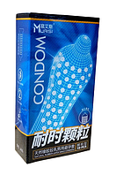 Презервативи натуральні ультратонкі з бульбашками Muaisi, 10 шт