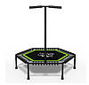 Фітнес батут з ручкою для тренувань FitToSky 127см зелений, фото 2