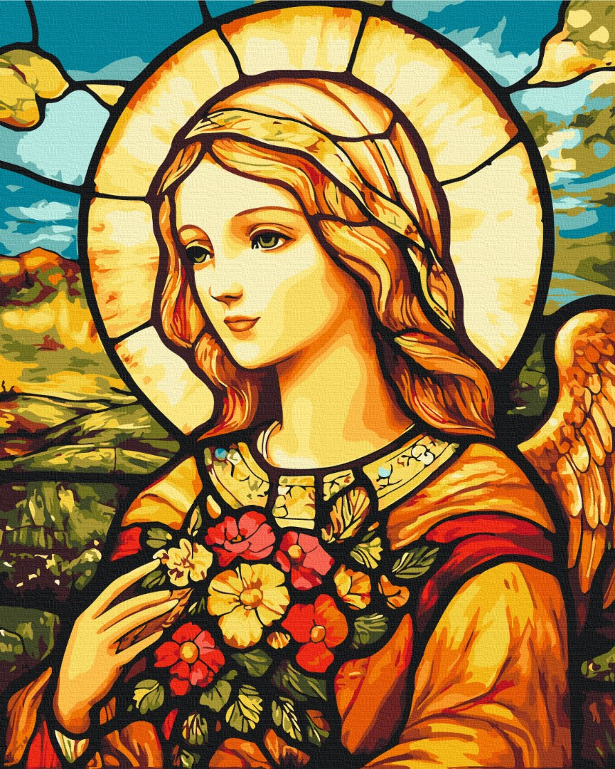 Картина за номерами Ангел любові та добра Brushme 40х50см. BS54326