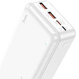 Повербанк hoco J101B 30000 mAh із швидкою зарядкою зовнішній акумулятор 22.5W Power bank USB Type-C micro USB, фото 4