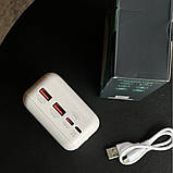 Повербанк hoco J101B 30000 mAh із швидкою зарядкою зовнішній акумулятор 22.5W Power bank USB Type-C micro USB, фото 5