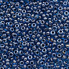 Бісер Китайський 12/0, Неоновий пофарбований усередині (LIC), Синій 2223, Круглий, 100 г, фото 4