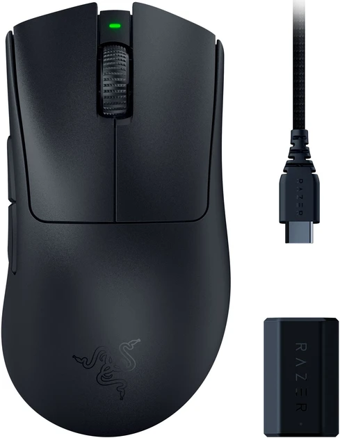 Razer DeathAdder V3 PRO Wireless & Mouse Dock Black (RZ01-04630300-R3WL) Ігрова миша, фото 1