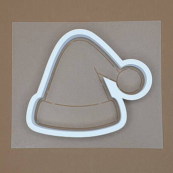 Набір вирубування з трафаретом Шапка Санти 10.5 см