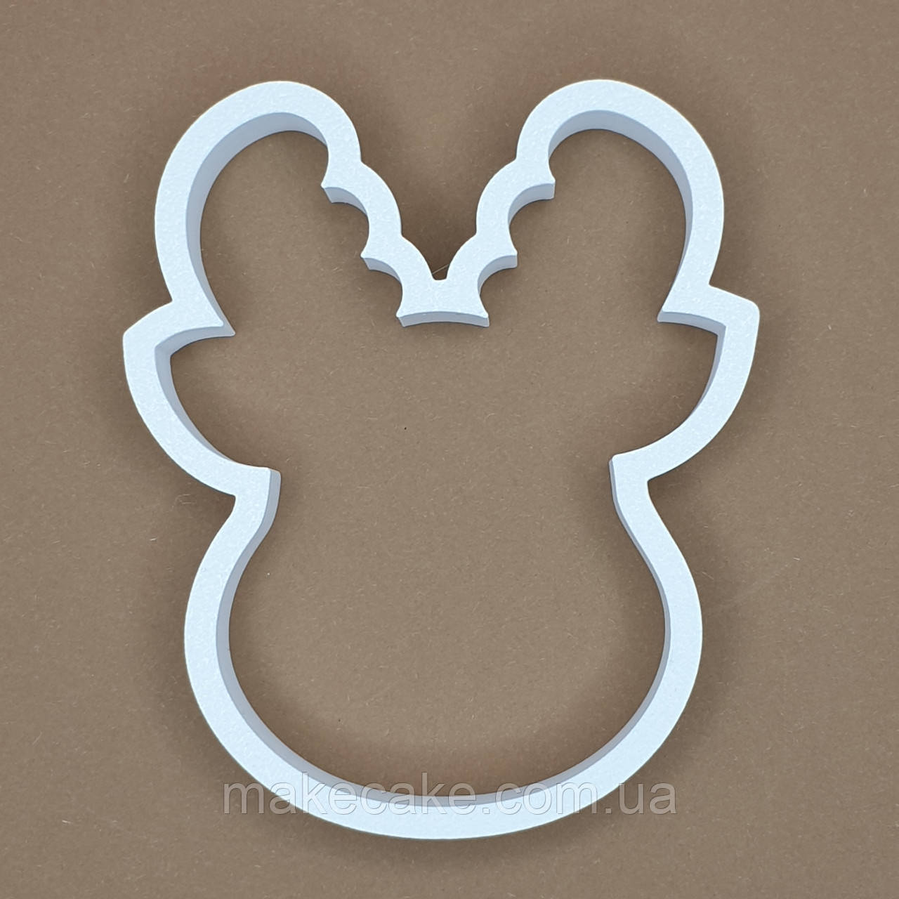 Вирубка пластикова Голова оленя 10.5 см, фото 1