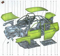 Запчастини кузова