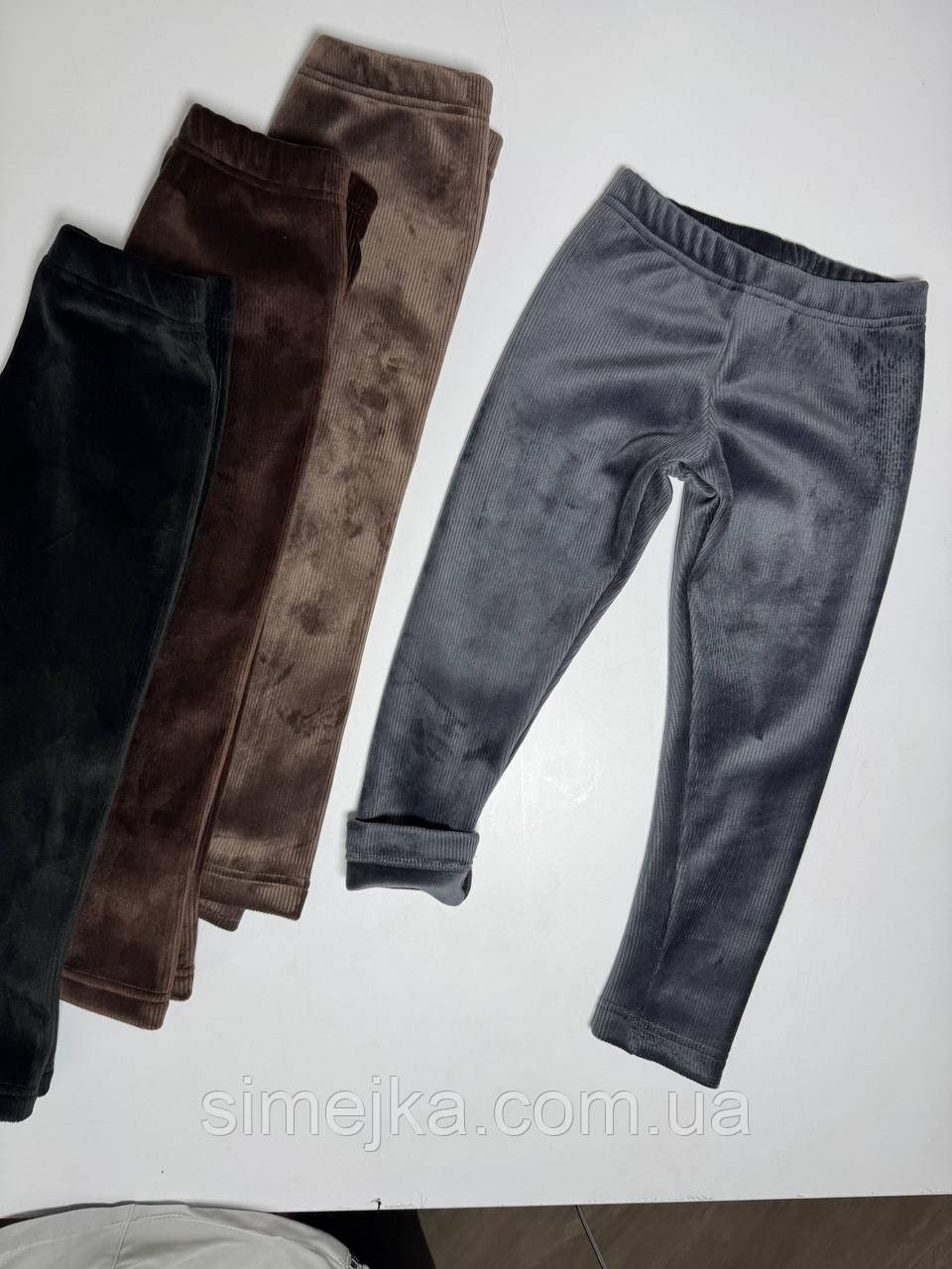 Лосини вельвет на хутрі дитячі, фото 1