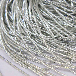 Канатель Трунцал 4 грані, Колір: Срібло, Відрізки не менш ніж 20 см, Діаметр 0.7 мм, приблизно 580 см/10г