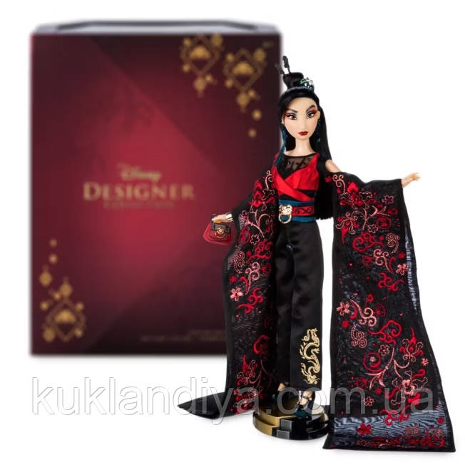 Колекційна лялька Мулан Disney Store Mulan Ultimate Princess Designer Celebration Limited Edition Doll, фото 1