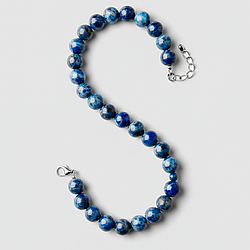 Содаліт Ø8 намисто, 0621ОС