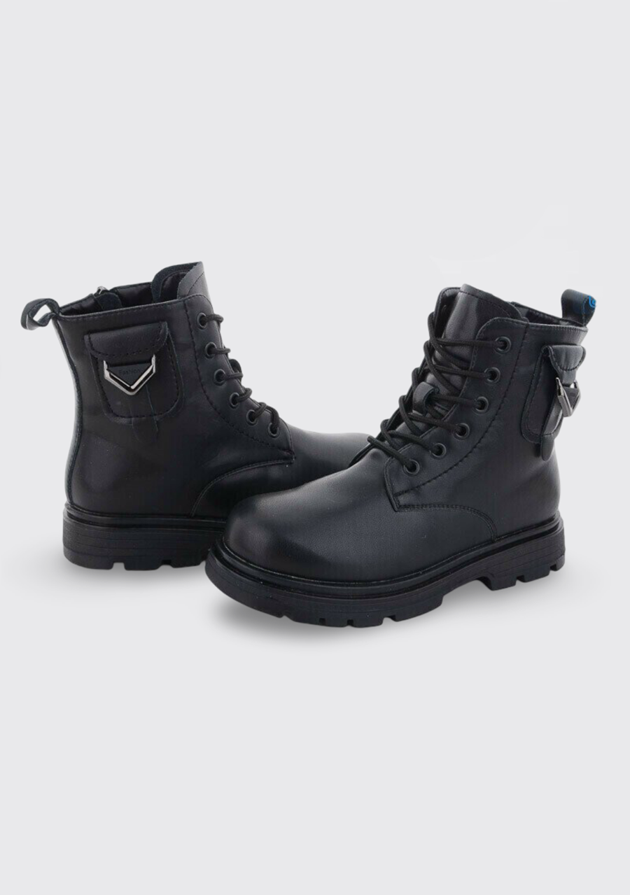 Дитячі зимові черевики для дівчинки Girnaive (B27) чорні, фото 1