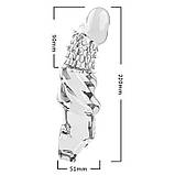 Насадка для збільшення пеніса Crystal Skin збільшує на 9 см, фото 4