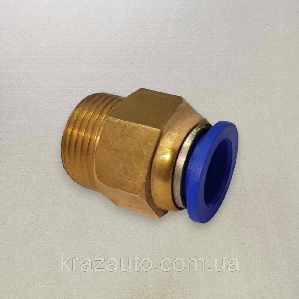 З'єднувач аварійний прямий М12х6 WABCO 8938008022 (зовнішня різьба) 000001355, фото 1