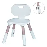 Дитячий столик, висота 41,5х52,5 см, 1 стільчик, рожевий, фото 3