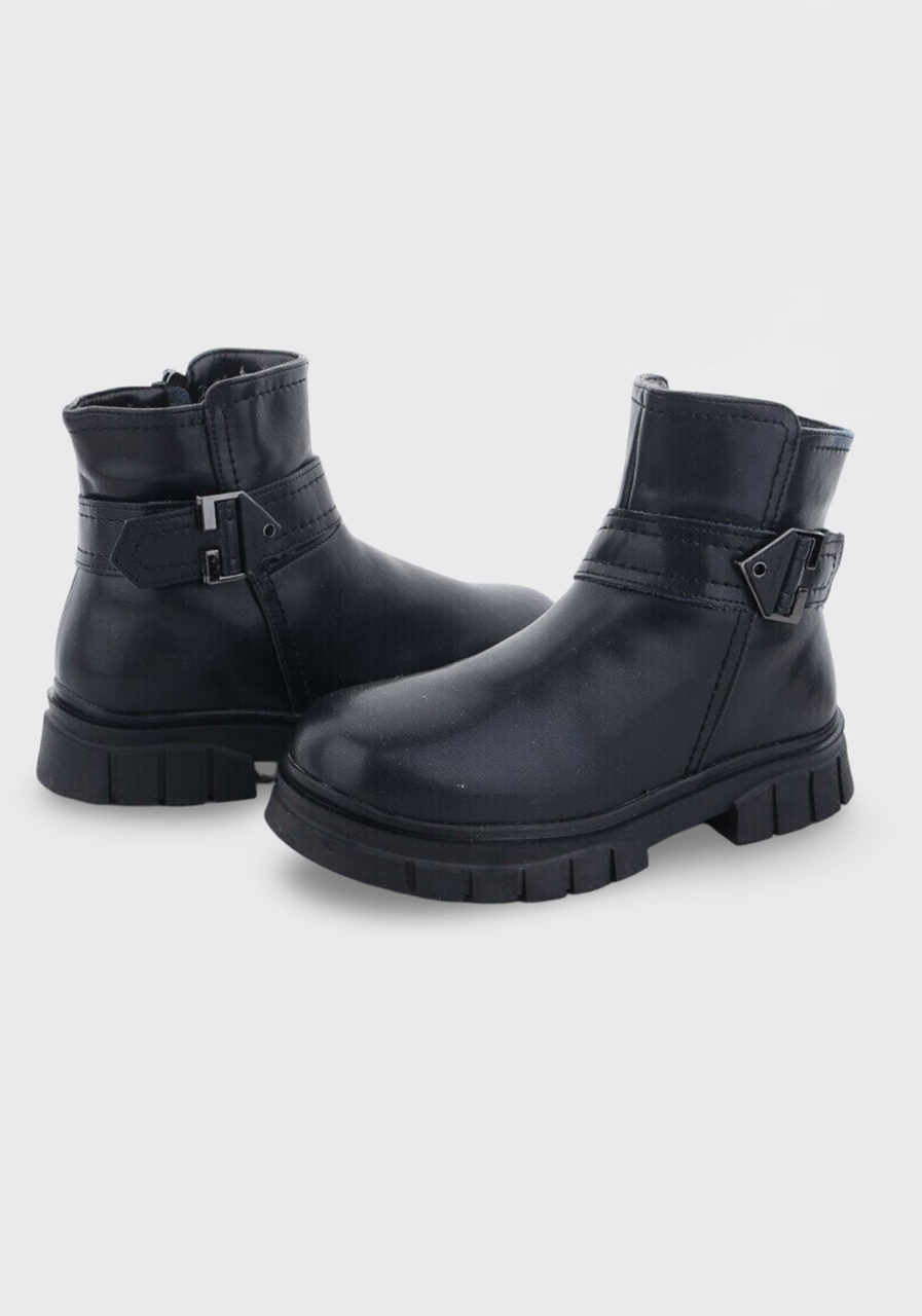 Дитячі зимові черевики для дівчинки Girnaive чорні (B53), фото 1