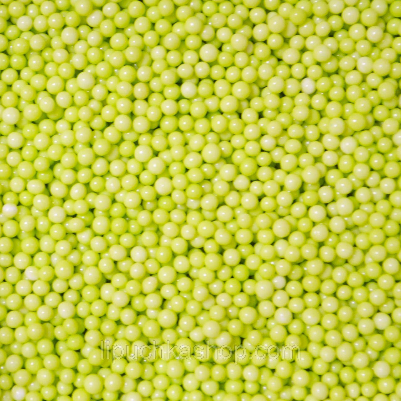 Рисові кульки в шоколаді фісташкові 3–4 мм, 50 г, фото 1