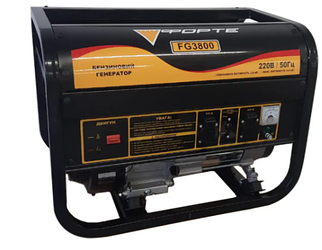 Генератор бензиновий 3 кВт Форте FG3800