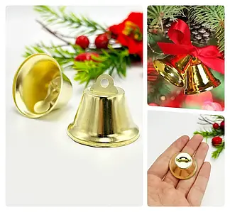 Дзвіночки / Великі / Ø-35 мм / Поштучно / Золотий / №4