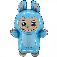 Фольгована кулька велика фігура Лабубу Labubu 86х64см Grabo у пакуванні