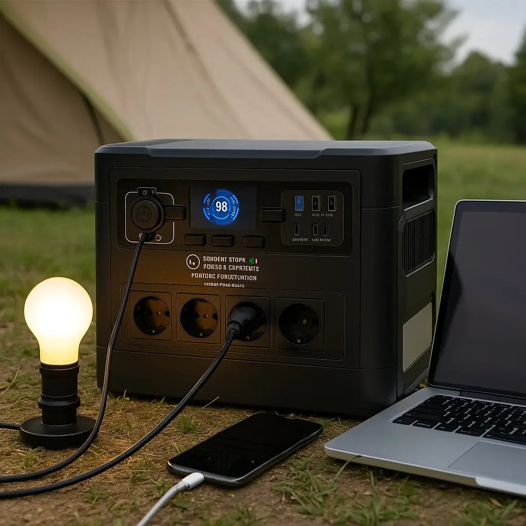 Портативна зарядна станція Lombini Portable Power Station S2000-4000W, фото 1