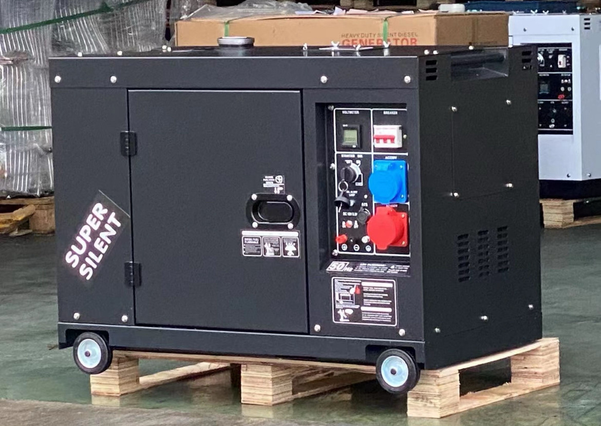 Дизельний трьохфазний генератор 10 кВт, фото 1