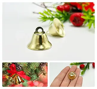 Дзвіночки / Ø-21 мм / Упаковка - 10 шт / Золотий / №2