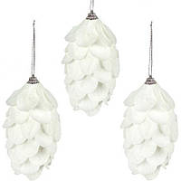 Набір ялинкових іграшок 3шт "Шишки"  HL22SF-133 купити дешево оптом в інтернет-магазині