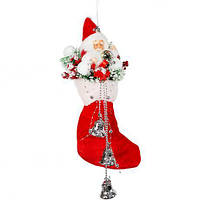 Прикраса Декор "Чобіт з прикрасою" 20*35см 23K-113  купити дешево оптом в інтернет-магазині