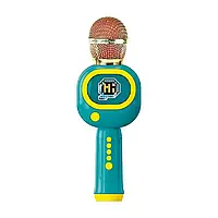 Дитячий мікрофон HY 865 E з підсвічуванням, 3 ефектами зміни голосу Bluetooth та слотом для TF-карти.